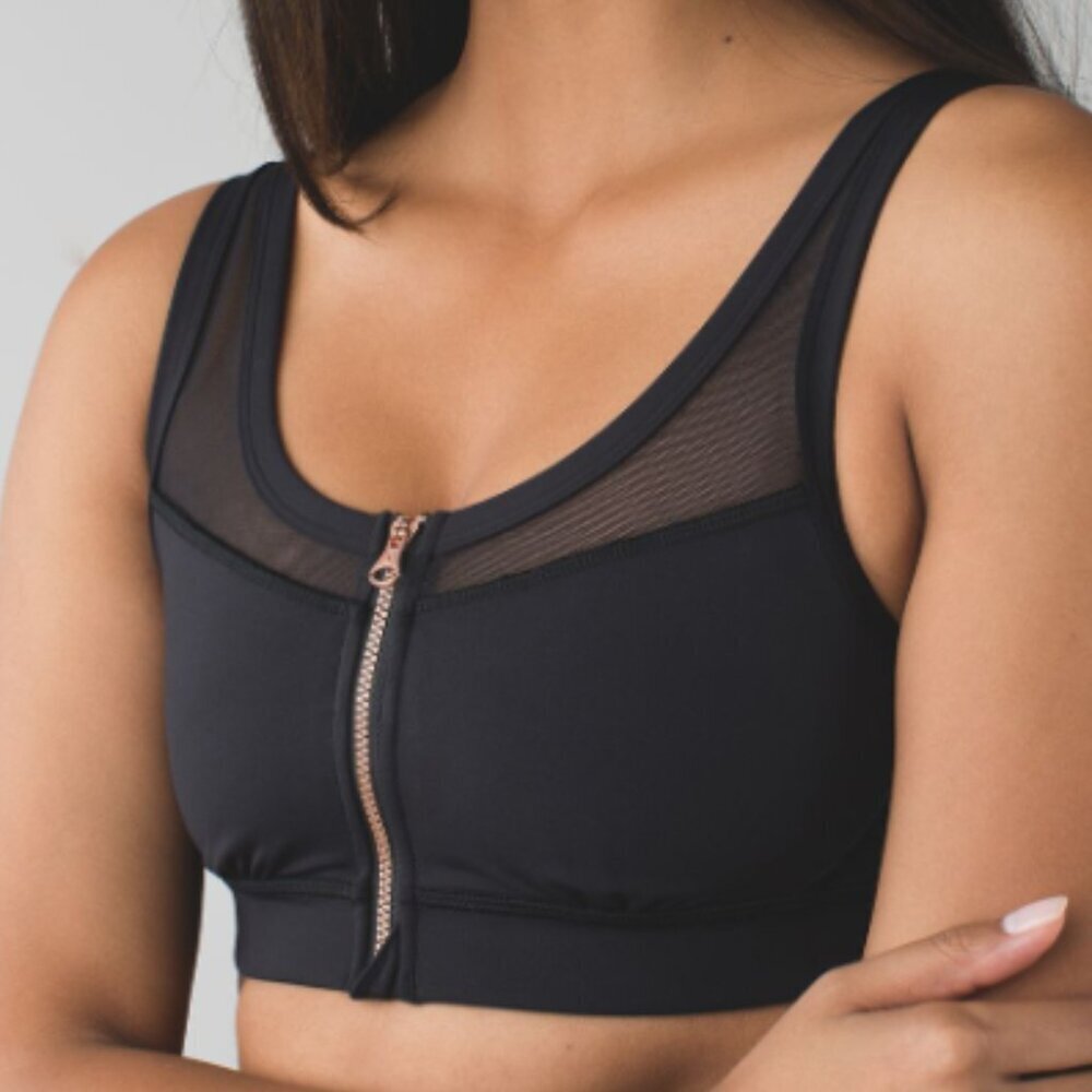 EC Lululemon Drop It Like It's Hot Bra - Black - Size 2